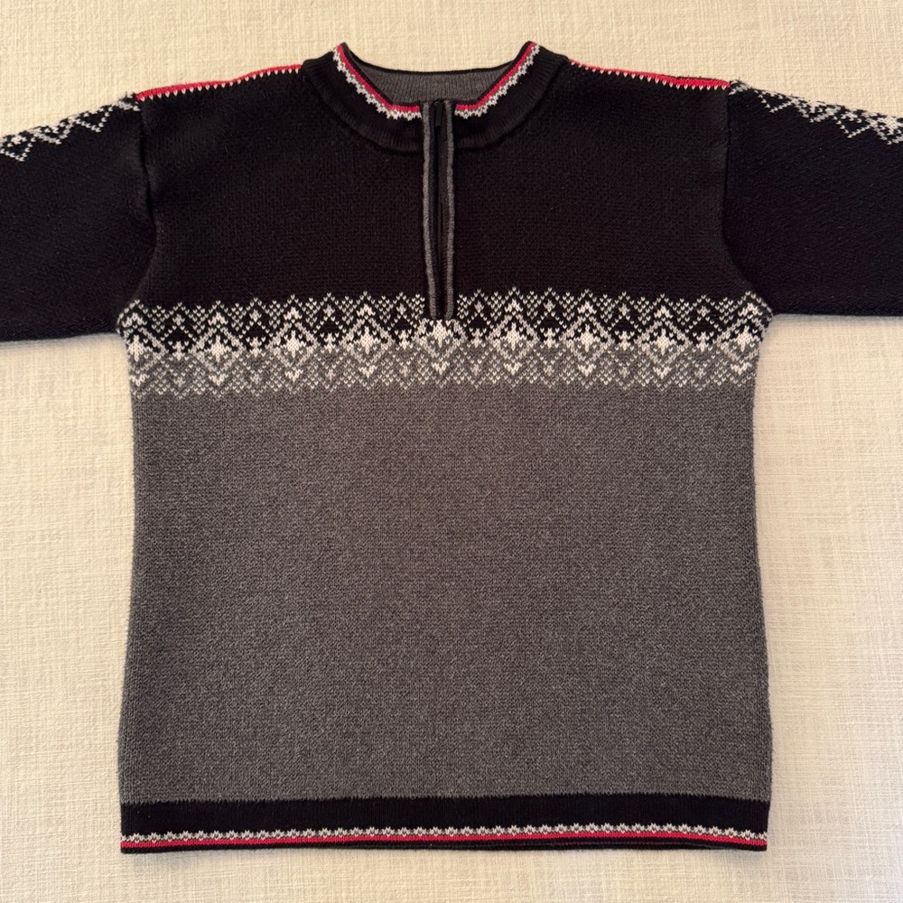 Hanna Andersson Kids 10 Nordic Pattern 100% Cotton Sweater